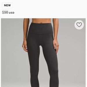 Brand new Lululemon Align™ High-Rise Crop 23 in grey!! Leggings lulu 🍋